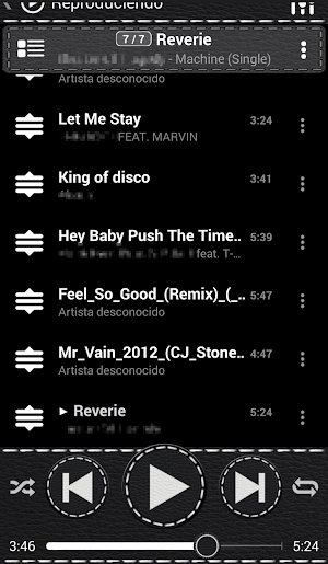 SKIN PLAYERPRO v4 BLACK LEATHER Screenshot 2