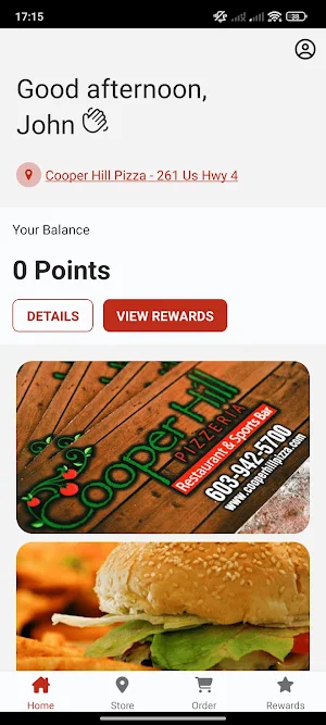 Cooper Hill Pizzeria Screenshot 0