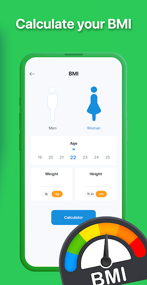 BMI Calc - BMI Chart Screenshot 1