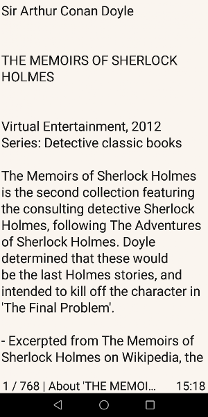 The Memoirs of Sherlock Holmes Screenshot 1