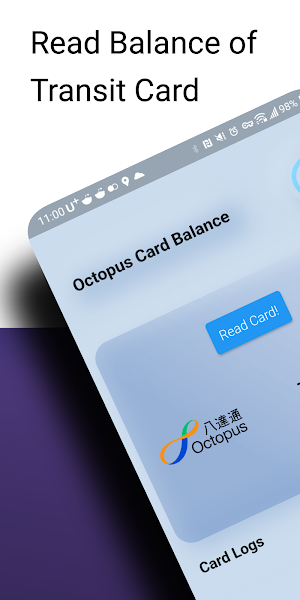 Octopus Transit Card Balance Screenshot 0