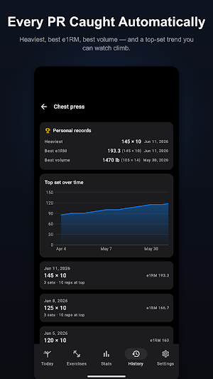 Cadence Lift: Workout Tracker Screenshot 2