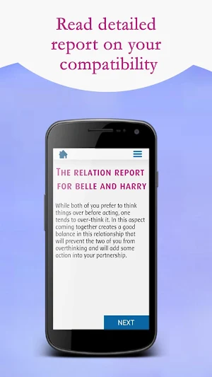 Palm-based Compatibility Test for Couples Screenshot 2