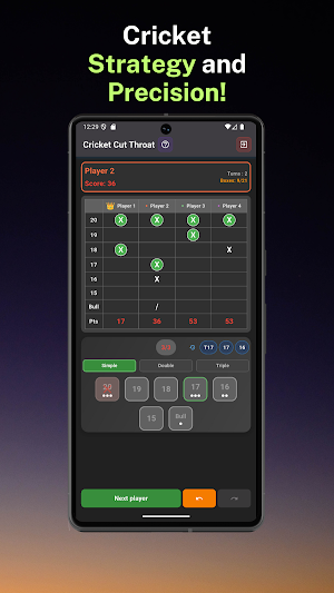 Darts Games - Scoreboard Screenshot 2