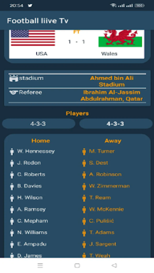 Football Live Score Tv Screenshot 3