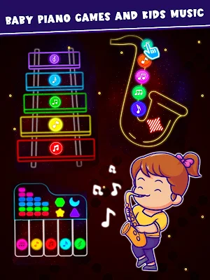 Baby Glow Phone Games for Kids Screenshot 2