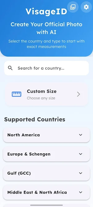 VisageID: Visa Passport Photo Screenshot 0