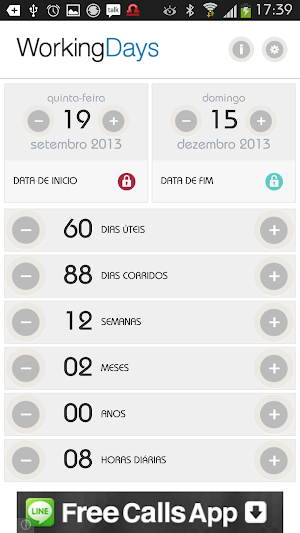 Working Days Screenshot 0