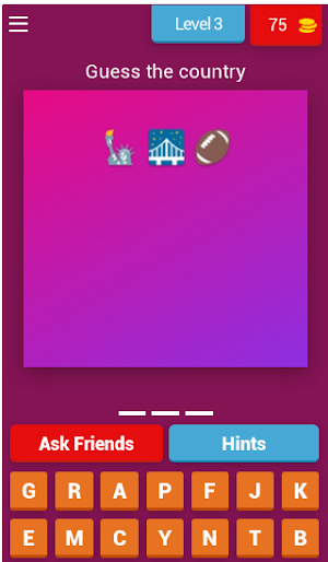 Guess country from the emoji Screenshot 0