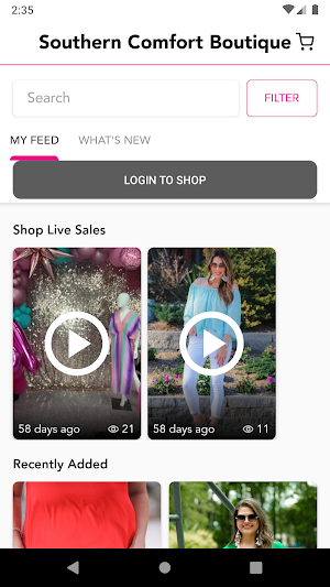 Southern Comfort Boutique Screenshot 1