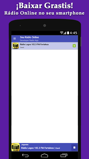 Radio Logos FM 102.3 Fortaleza - Radio Online Screenshot 1
