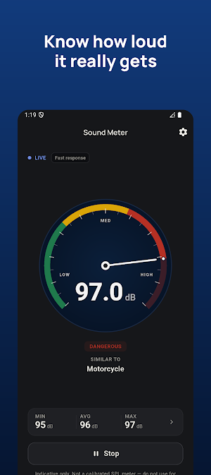 Sound Meter: dB Level Reader Screenshot 3
