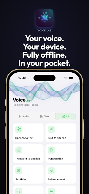 Voice Lab: STT, TTS & More Screenshot 0