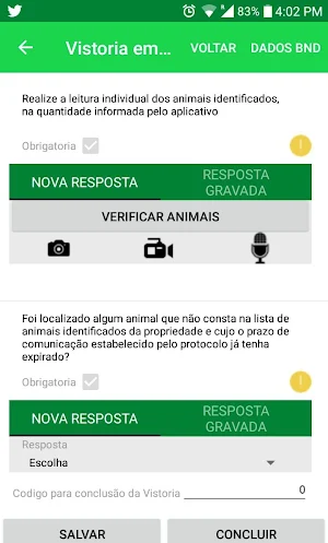 AgriTrace Animal - Vistoria Screenshot 3