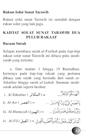 Panduan Solat Sunat Tarawih 1 Screenshot 3