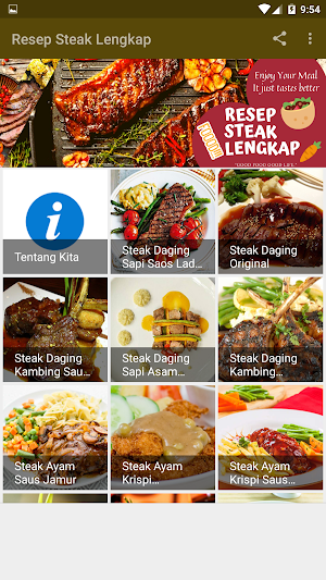 Resep Steak Lengkap Screenshot 1