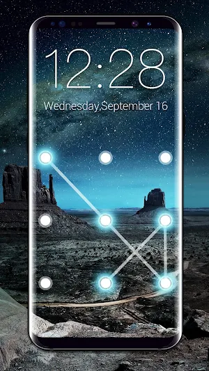Pattern Lock Screen Screenshot 2