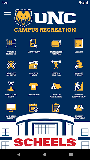UNCO Campus Rec App Screenshot 1