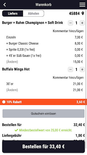 45 Burger's Gelsenkirchen Screenshot 1