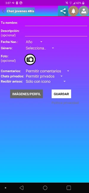 Chat Jovenes 4 Bis Screenshot 2
