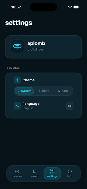 Digital Level Screenshot 3