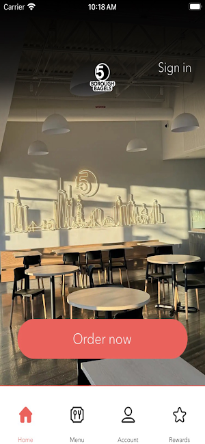 5 Borough Bagels Screenshot 0