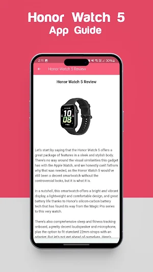 Honor Watch 5 App Guide Screenshot 3