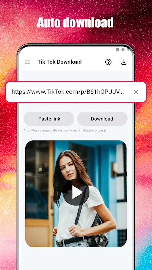 Video downloader for Tiktok no watermark Screenshot 3