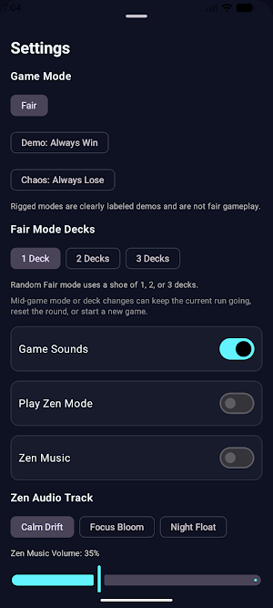 High or Low with Zen Mode Screenshot 1
