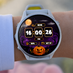 Halloween Pumpkin Watch Face Screenshot 3