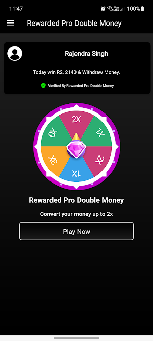 Rewarded Pro Double Money Screenshot 0