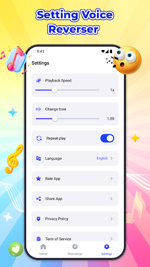Reverse Audio: Voice Reverse Screenshot 2