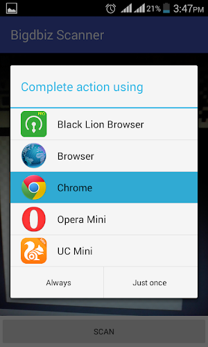 Bigdbiz Scanner Screenshot 2