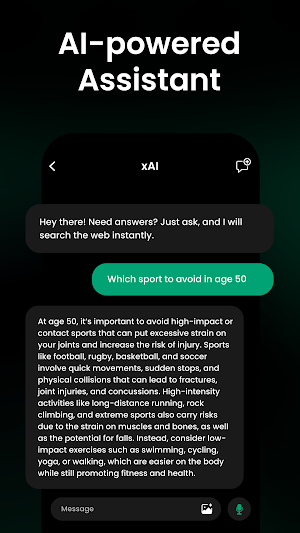 Chatbot for Grok AI Screenshot 1