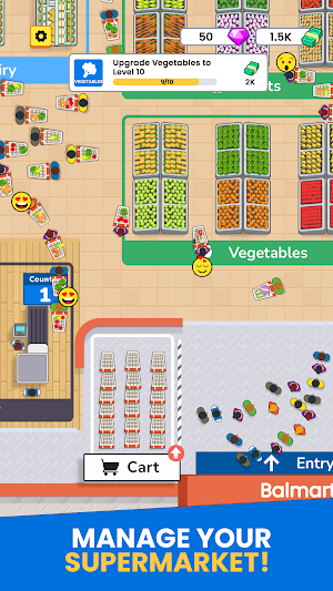 Idle Supermarket Empire Screenshot 0