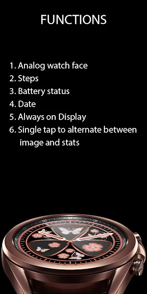 Butterfly - Wear OS watch face Screenshot 1
