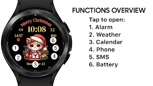 AZ270ChristmasCatWatchFace Screenshot 0