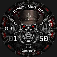 Skull Fire Watch Face 151