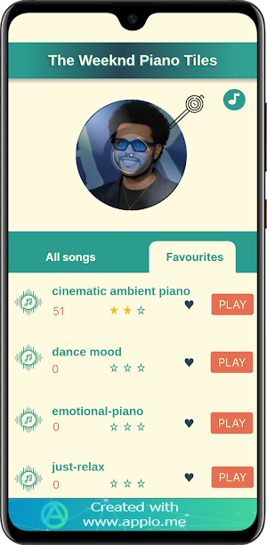 The Weeknd Piano Tiles Screenshot 3