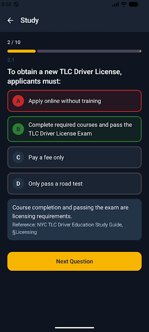 TLC Practice Prep 2026 Screenshot 1