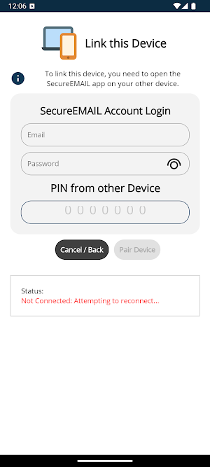 SecureEMAIL by Pfortner Screenshot 1