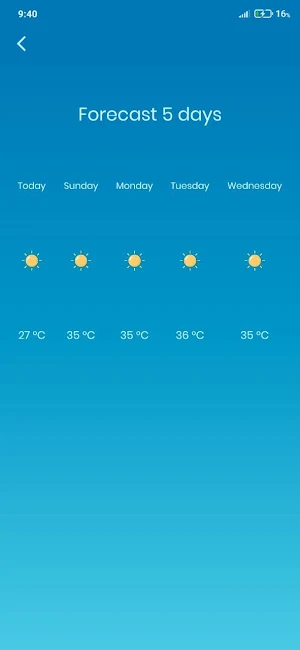Weather Go Screenshot 2