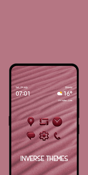 Red Blend Icon Pack Screenshot 0