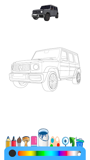 Car coloring games for boys Screenshot 3