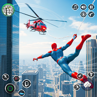 Spider Rope Hero Rescue City