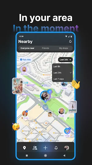Droppy - Friends, Nearby, Meet Screenshot 0