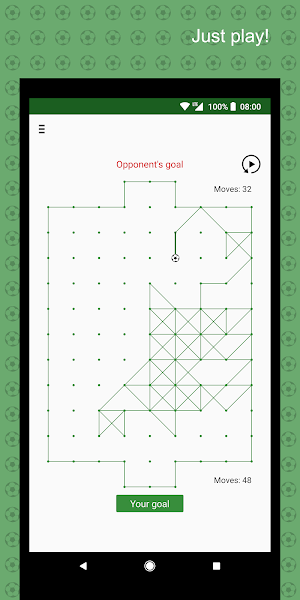Paper Football (Logic game) Screenshot 2