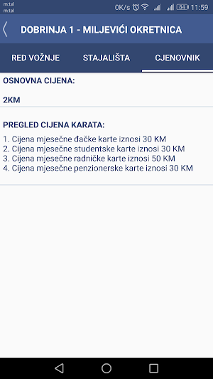 SatBUS Istočno Sarajevo Screenshot 3
