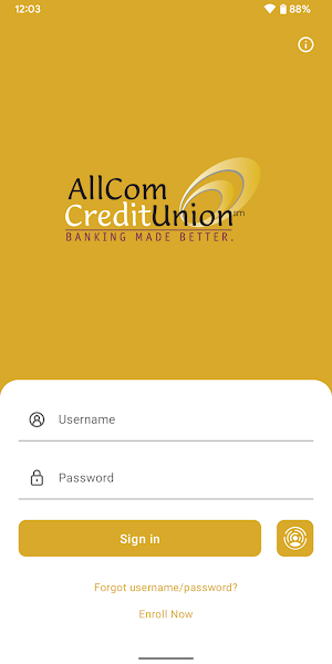 AllCom CU Mobile Banking Screenshot 0