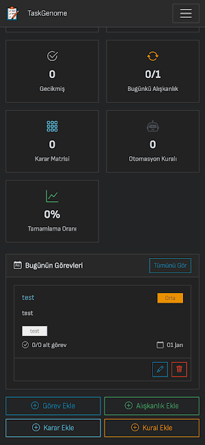 TaskGenome Screenshot 1